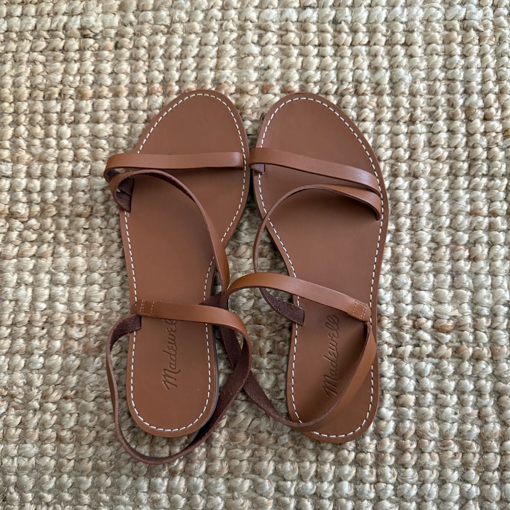 Madewell Tan Leather Sandals